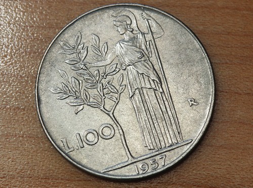 1957 italy 100 - italy, lire