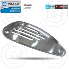 PARACALORE MARMITTA CROMATA ORIGINALE PIAGGIO VESPA GTS SUPER 300 2008-2016