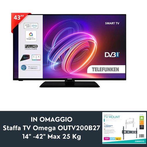 Telefunken te43551b42 smart - telefunken,