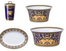 Versace Rosenthal Medusa Blue