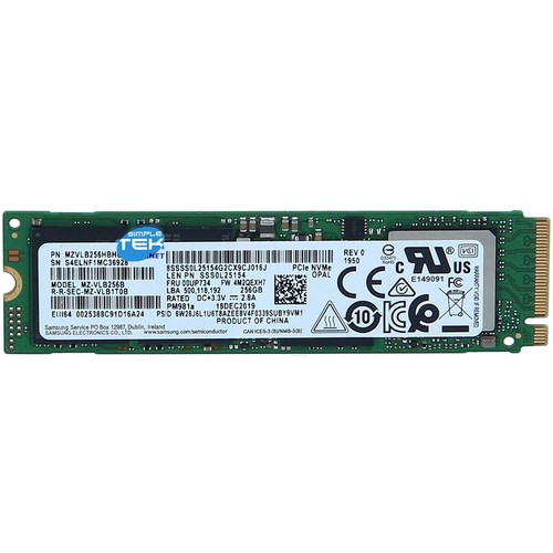 Samsung pm981a ssd 256gb - pm981a,