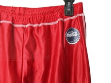 Coca Cola Women Pants XL Red REVERSIBLE Blue Elastic Waist Athletic Activewear