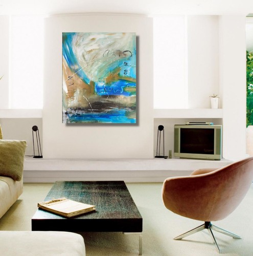 Dipinto astratto moderno - dipinto,
