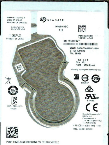 St1000lm035 1rk172 566 - 1rk172-566,, sbm3