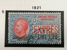 REGNO 1921 ESPRESSO  LIRE 1,20