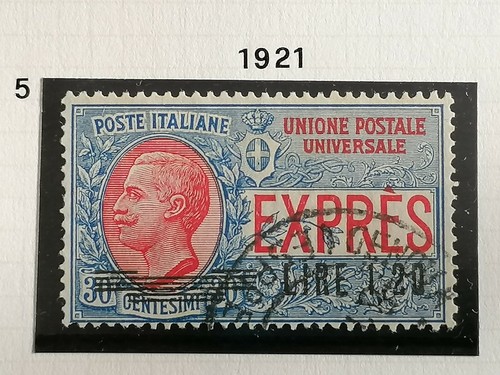 Regno 1921 espresso lire - 1921, 1,20