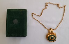 REVLON PARFUM SOLIDE MOON DROPS PAR DAVID WEBB - MEDAILLON + CHAINE DANS BOITE