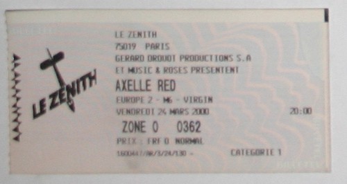 Axelle red paris zenith - paris,