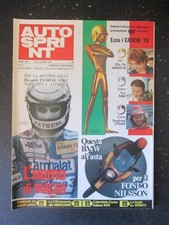 AUTOSPRINT 47 1978 PATRESE CASCO ORO DE ANGELIS TEO FABI SIEGFRIED STOHR [TR2A]