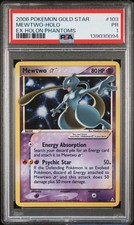PSA 1 MEWTWO GOLD STAR ENGLISH