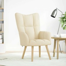 Sedia Relax Crema in Tessuto