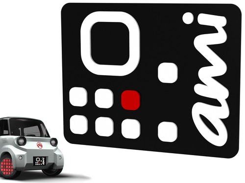 Targa anteriore citroen - citroen, ami