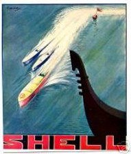 A.CAVADINI-SHELL-motonautica VE Pavia-motoscafo-gondola