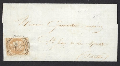 Sarthe luche 1871 - sarthe-71:, cachet
