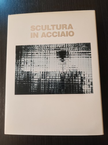 Scultura acciaio libri - scultura, in