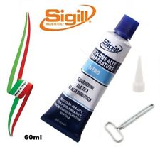 SILICONE PER ALTA TEMPERATURA 350° COLORE NERO 60 ml "SIGILL 100% MADE IN ITALY-