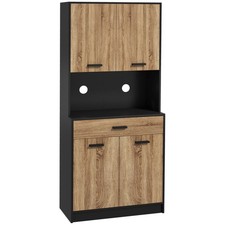HOMCOM Credenza Cucina con 2