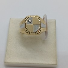 ANELLO DA UOMO IN ORO GIALLO E