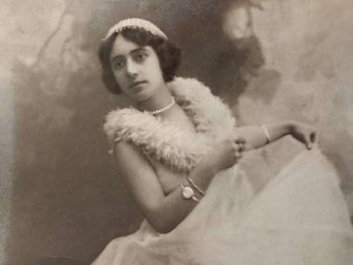 Foto antica donna elegante - antica,