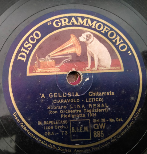 Giri lina resal - 78, giri-10"lina