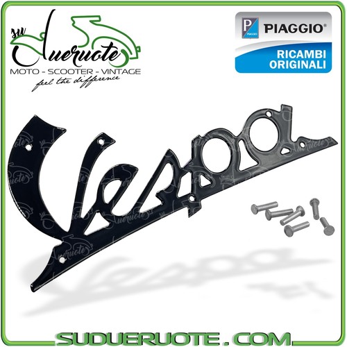 Targhetta scritta blu stemma - targhetta,