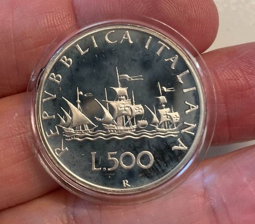 Italia 500 lire - nl*, argento