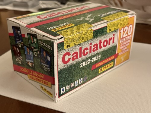 Box calciatori panini 2022 - calciatori,