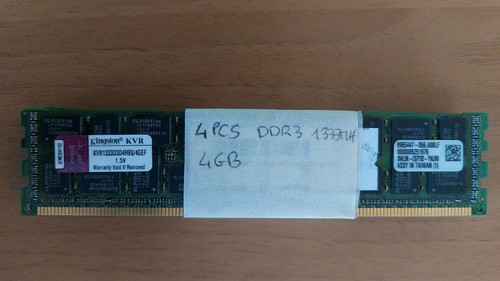 Memoria ram kingston ddr3 - memoria, gb