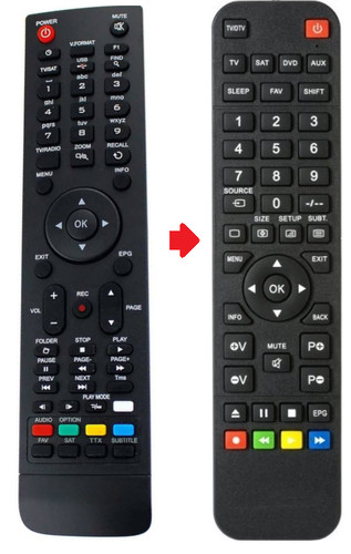 Telecomando ricambio per - ricambio,
