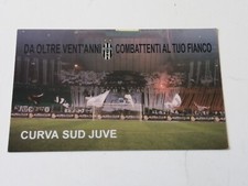 Tessera Ultras Tradizione Juventus No Adesivo Sciarpa Toppa Spilla