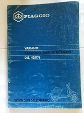 405176 PIAGGIO VARIANTE CATALOGO PARTI DI RICAMBIO VESPA 50N SPEEDMATIC