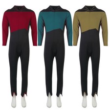 Costumi tuta The Next Generation JL Picard divise Flotta Stellare rosse blu oro