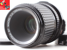 Obiettivo SMC Pentax 67 Macro 135mm F4 ultimo modello per 6x7 67 67II testato GIAPPONE [COME NUOVO]