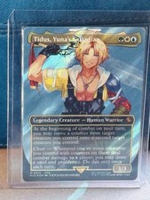 Mtg Magic Final Fantasy Tidus Yuna's Guard Surge FOIL 213 Borderless NM Preorder