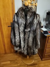 pelliccia volpe argentata