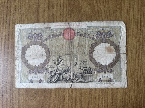 Regno italia lire 100 - 100, roma