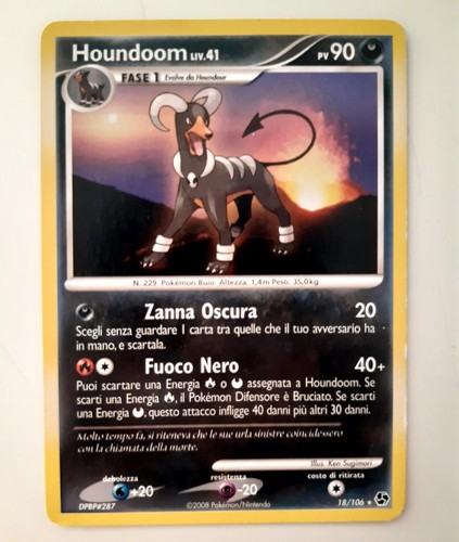 Houndoom 106 diamante - houndoom, 18/106