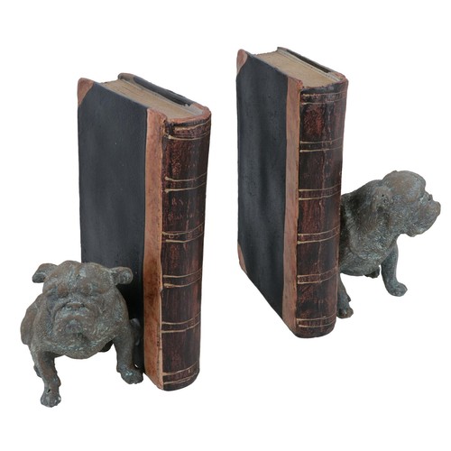 Fermalibri per cani bulldog - fermalibri,