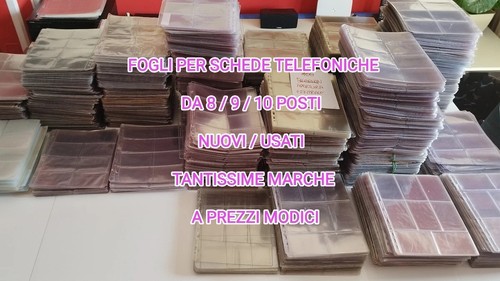 Fogli porta schede telefoniche - porta,