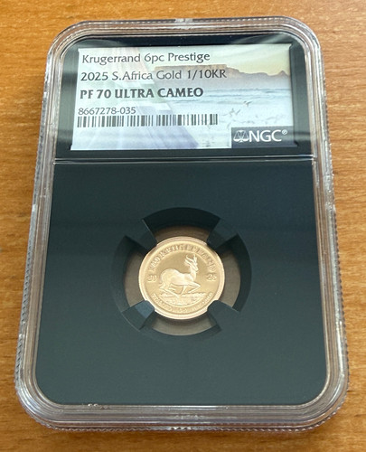 Sudafrica 2025 oro oz - oro, 1/10