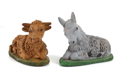 Coppia statuette plastica - statuette,