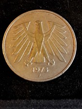 1975 GERMAN 5 STAMP COIN