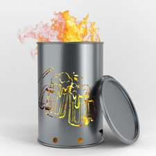 Bidone fuoco birra | bidone