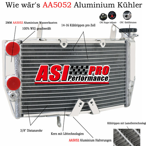 Radiatore alluminio per ducati - alluminio,