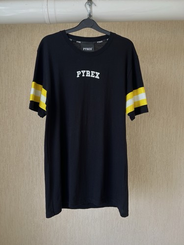 Shirt uomo pyrex nera gialla - pyrex,