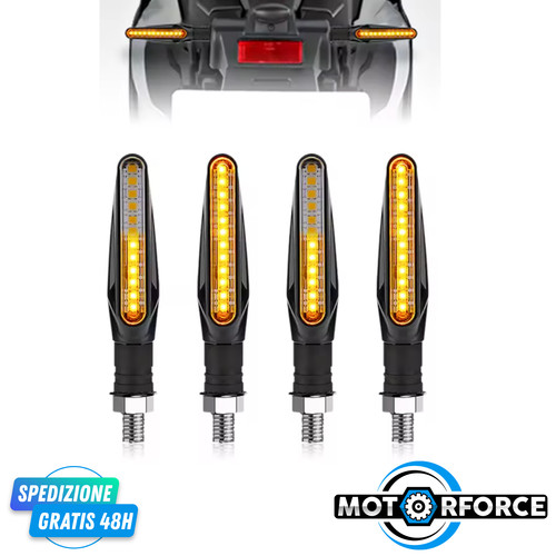 Set 4pz frecce moto led - set, con