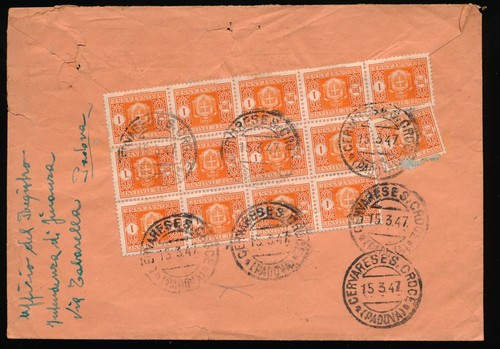 Storia postale 1947 rep atti - storia,
