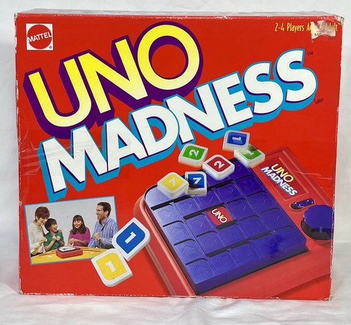 1995 uno madness tile game - uno,