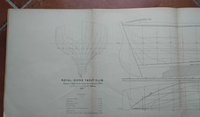 RARE  Plan construction Bateau