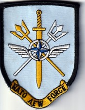Patch USAF AIR FORCE AWAC NATO AWW Force Geilenkirchen AB Germania USAFE